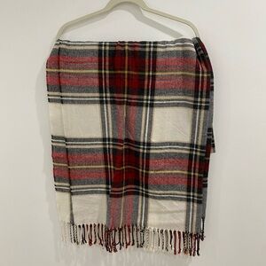 Abercrombie & Fitch Plaid Blanket Scarf